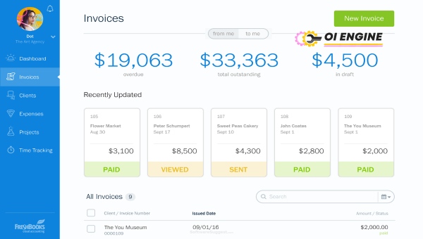 Free Bookkeeping Software: FreshBooks