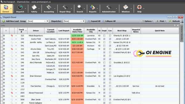 15 Trucking Dispatch Software: ProTransport