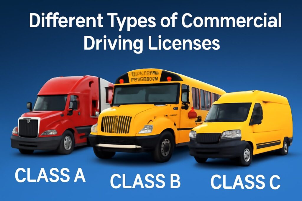 Different Types of Commercial Driving Licenses
