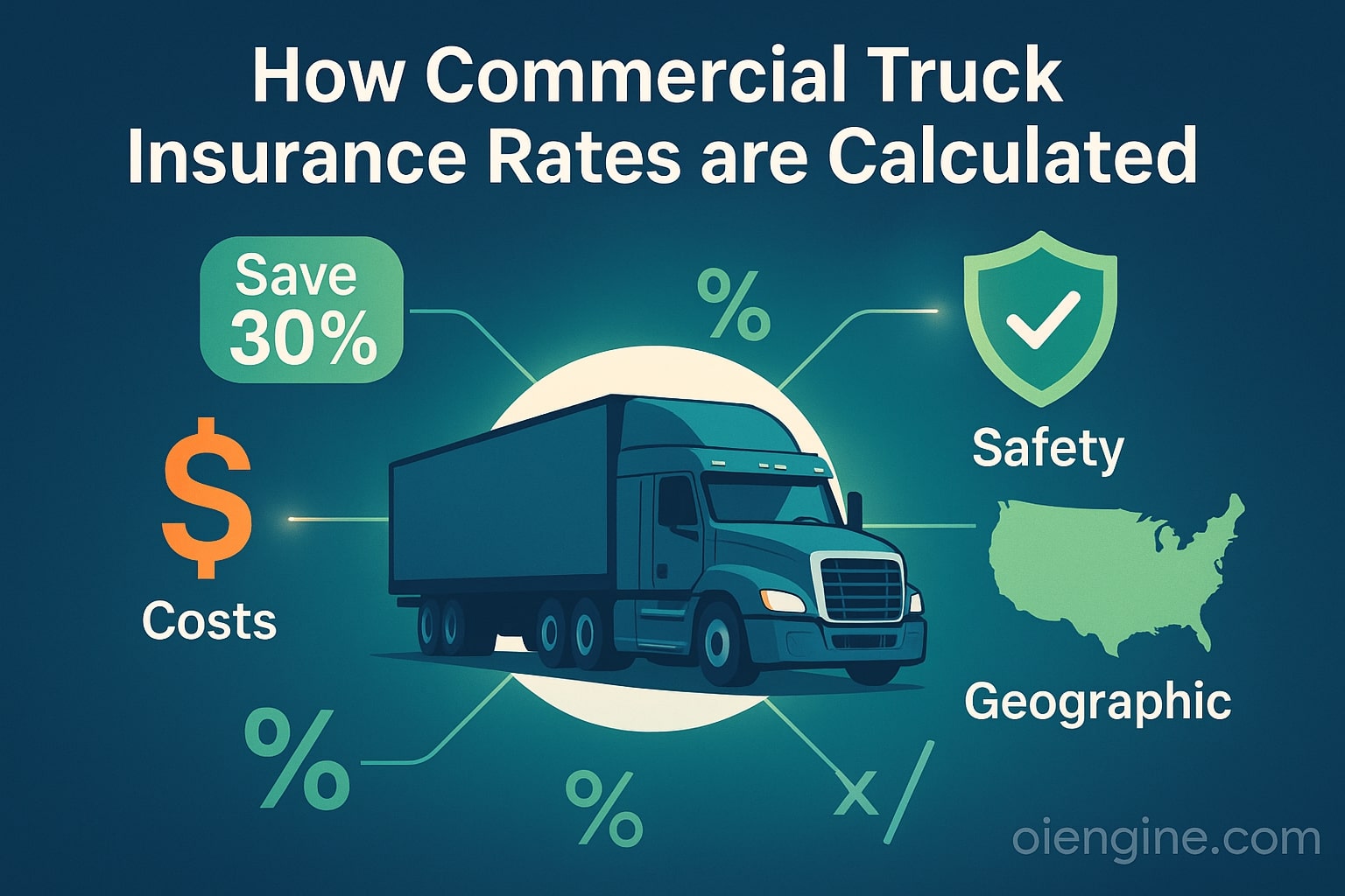 How Commercial Truck Insurance Rates are Calculated