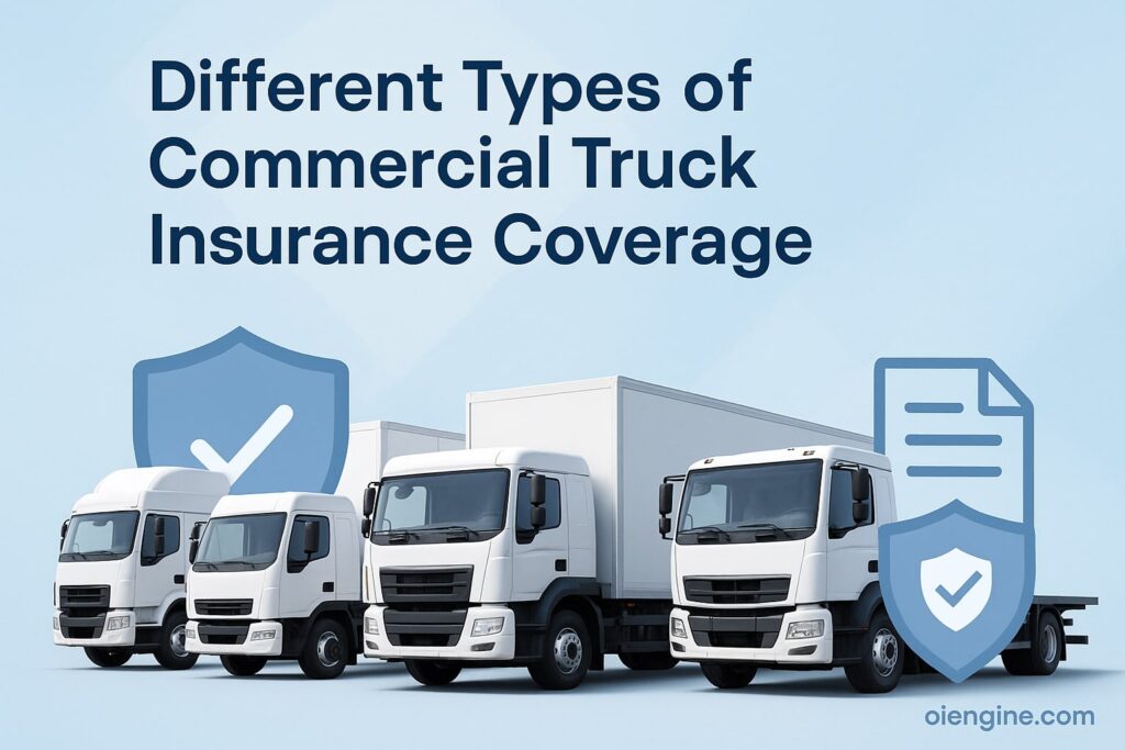 Different Types of Commercial Truck Insurance Coverage